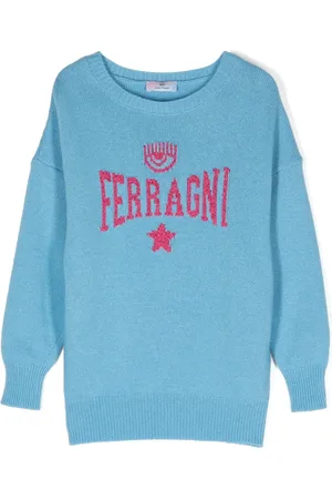 Chiara Ferragni Sudadera con logo en intarsia