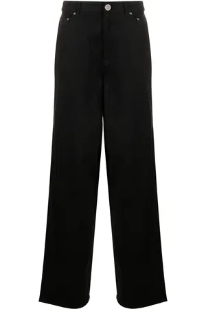 ROTATE Pantalones anchos con detalles del logo