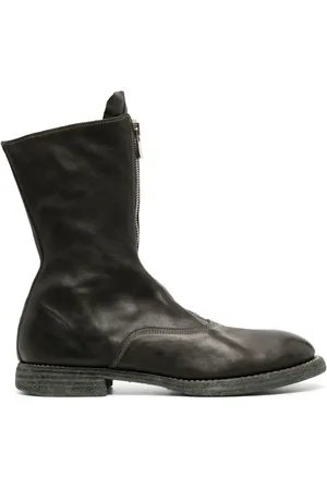 GUIDI Botas con acabado pulido y cierre