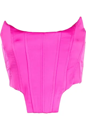 GIUSEPPE DI MORABITO Top estilo corset con diseño strapless