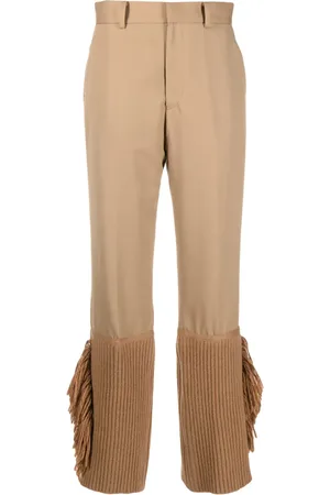 UNDERCOVER Pantalones capri con ribete deshilachado