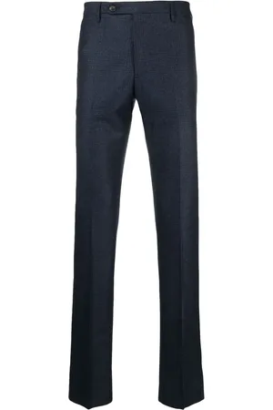 ROTA Pantalones de vestir con cuadros estampados