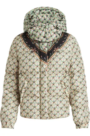 Etro Chamarra capitonada con estampado floral