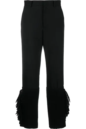 UNDERCOVER Pantalones capri con ribete deshilachado