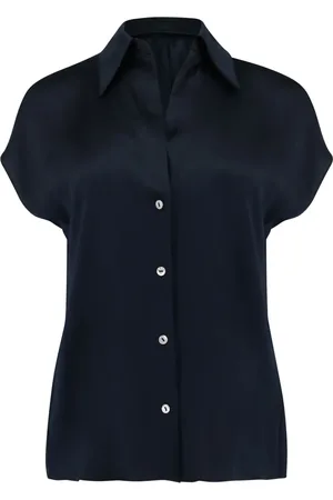 Vince Camisa de seda manga corta