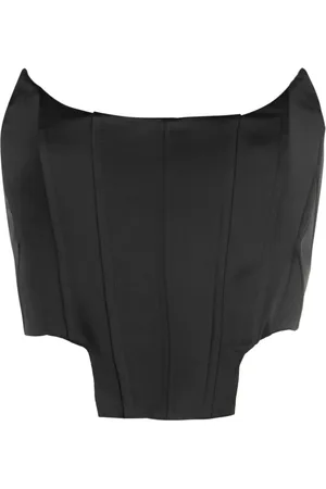 GIUSEPPE DI MORABITO Top estilo corset con diseño strapless