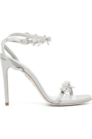 RENE CAOVILLA Sandalias con detalles de cristal y tacón de 100mm