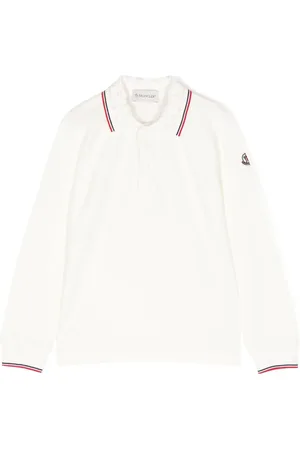 Moncler Playera tipo polo con parche del logo