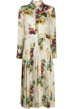 Tory Burch Vestido camisero midi con estampado floral