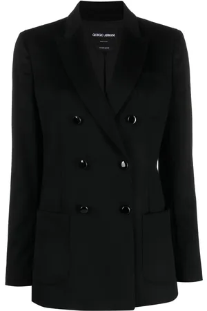 Giorgio Armani Blazer con solapas de pico y doble botonadura