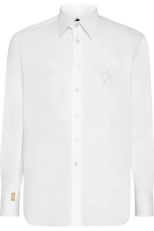 BILLIONAIRE Camisa con logo bordado