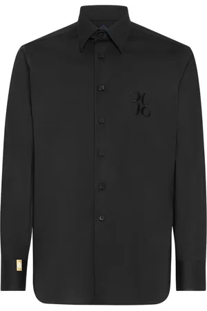 BILLIONAIRE Camisa con logo bordado