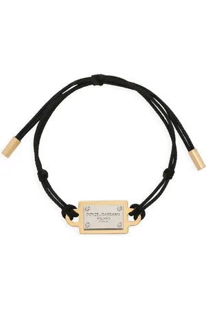 Dolce & Gabbana Pulsera con logo grabado