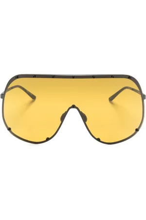 Rick Owens Lentes de sol con armazón oversize