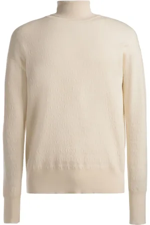 Bally Suéter con cuello vuelto y monograma en jacquard