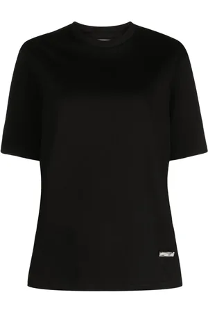 Jil Sander Playera con logo estampado