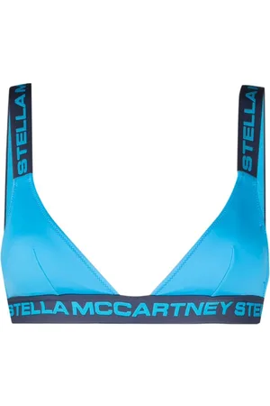 Stella McCartney Top de bikini con detalle del logo