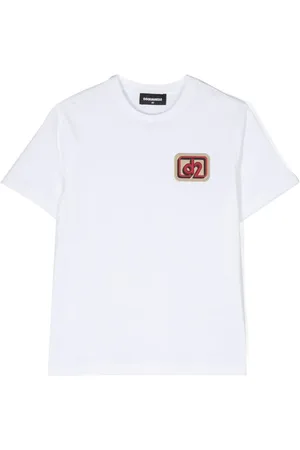 Dsquared2 Playera manga corta con parche del logo