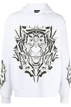 Philipp Plein Hoodie con motivo Thunder Tiger