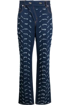 JUNTAE KIM Jeans bootcut con tiro alto