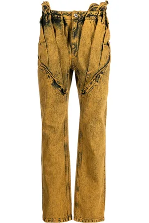 JUNTAE KIM Jeans rectos con tiro medio