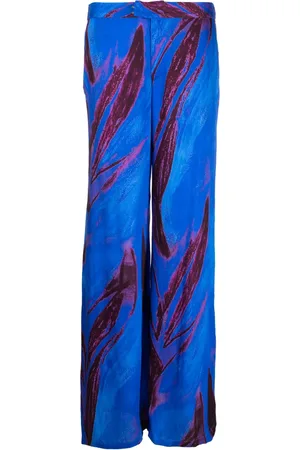 Louisa Ballou Pantalones anchos con estampado abstracto