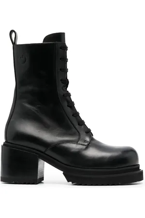 Pinko Botas militares con tacón de 70mm