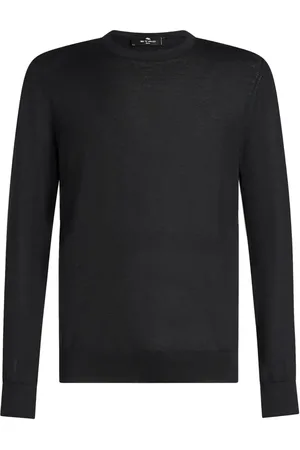 Etro Suéter con logo bordado y cuello redondo
