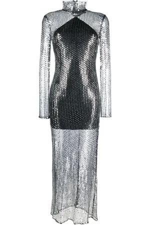 ‎Taller Marmo‎ Vestido largo Tina bordado con lentejuelas