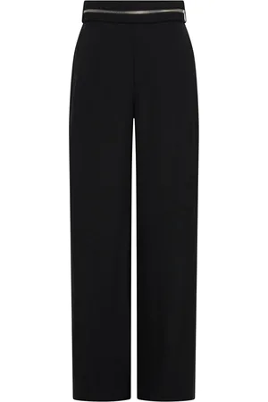 DION LEE Pantalones rectos con cierre