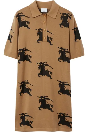 Burberry Vestido camisero con motivo EKD