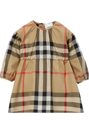 Burberry Vestido con cuello redondo