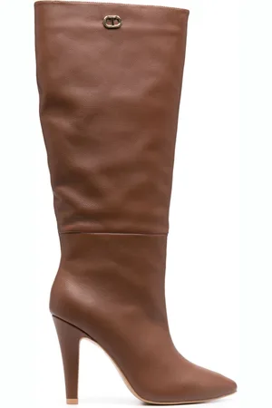 Twin-Set Botas con puntera punta y tacón de 100mm
