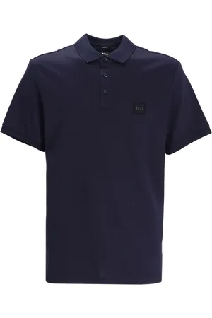 HUGO BOSS Playera tipo polo con parche del logo