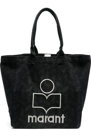 Isabel Marant Tote de mezclilla con logo bordado
