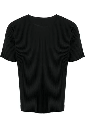 Issey Miyake Playera plisada manga corta