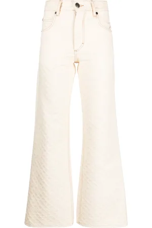 Charles Jeffrey Loverboy Jeans anchos Golden