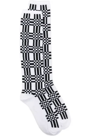 Marni Calcetines con motivo de cuadros