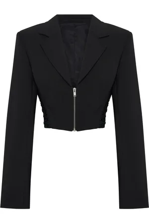 DION LEE Blazer corto con cierre
