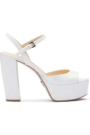 Prada Sandalias con plataforma y tacón grueso