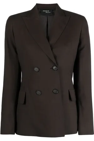 AKRIS Blazer con solapas de pico y doble botonadura
