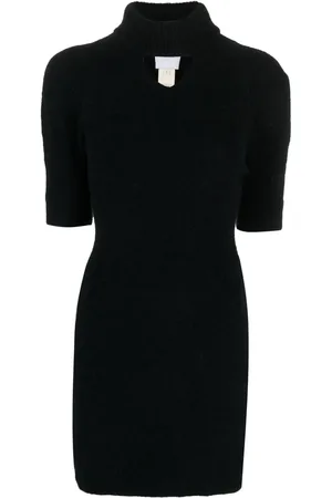 Patou Vestido corto con cuello redondo