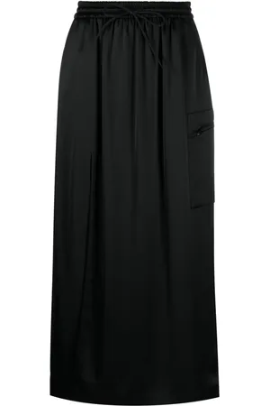 Y-3 Falda larga con abertura lateral