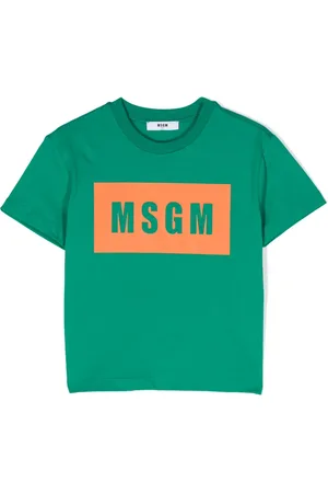 Msgm Playera con logo estampado