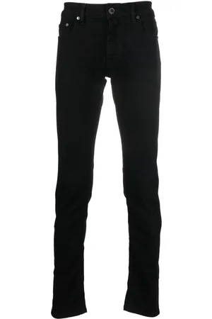 MOORER Jeans tapered con tiro medio