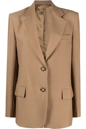 Victoria Beckham Blazer con solapas de muesca y botones
