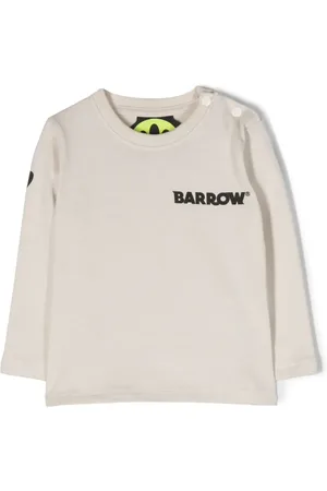 BARROW Playera manga larga con logo estampado