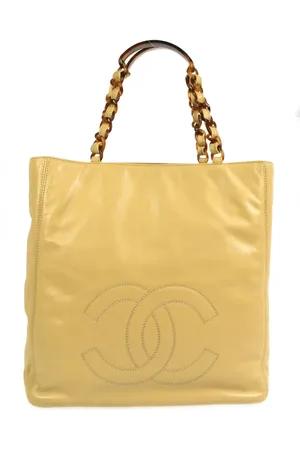 CHANEL Tote con cadena y logo CC 1998