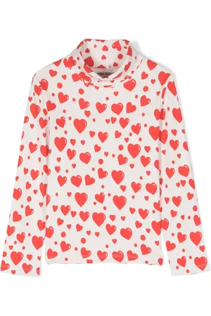 Mini Rodini Playera con corazón estampado