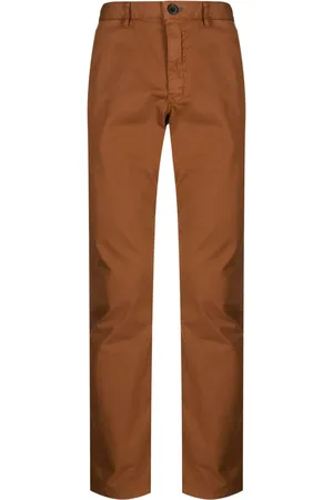 Paul Smith Pantalones stretch con diseño recto